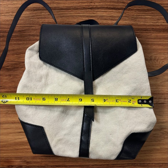 Canvas Backpack Deux Lux Black Accent‎ Casual Daypack Travel Bag Purse - Picture 2 of 7